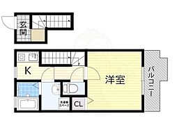 リーフジャルダン富田駅前 2階