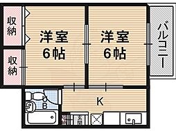 南茨木ハイツ 2階/201