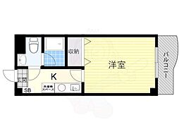 CASA・SOL 1Kの間取図画像