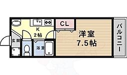 U.ISunrise 1Kの間取図画像