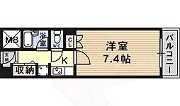 アーク福西 1Kの間取図画像