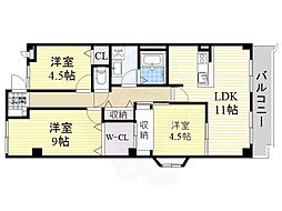 JR東海道・山陽本線 茨木駅 バス12分 中河原南口(アルプラザ前)下車 徒歩4分 4階/-