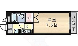 ハイツ沢良木 1Kの間取図画像