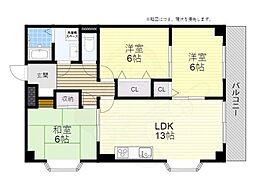 阪急京都本線 高槻市駅 バス9分 大冠町下車 徒歩5分 2階/-