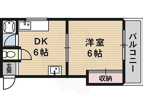 ヴェールハイツ 303｜大阪府大阪市住吉区大領５丁目(賃貸マンション1DK・3階・28.00㎡)の写真 その2