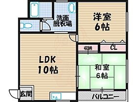 寿ハイツ 201 ｜ 大阪府大阪市東住吉区田辺４丁目（賃貸マンション2LDK・2階・50.00㎡） その2