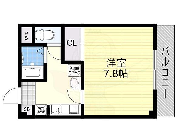 雅ハウス 203｜大阪府大阪市阿倍野区阪南町７丁目(賃貸マンション1K・2階・23.65㎡)の写真 その2