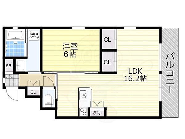 アルデール帝塚山 405｜大阪府大阪市住吉区万代東１丁目(賃貸マンション1LDK・4階・55.00㎡)の写真 その2