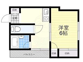 エミネンス長居 407 ｜ 大阪府大阪市住吉区長居３丁目（賃貸マンション1K・4階・20.00㎡） その2