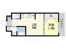 大阪府大阪市阿倍野区松崎町３丁目（賃貸マンション1LDK・7階・27.56㎡） その2