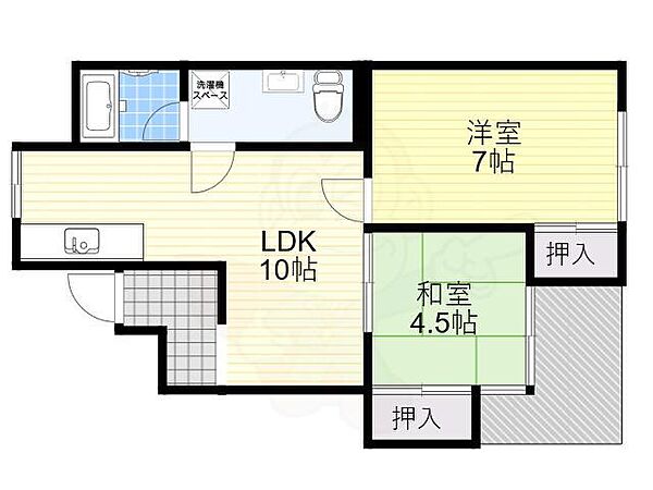 長居パークサイドプラザ 504｜大阪府大阪市住吉区長居東４丁目(賃貸マンション2LDK・5階・52.00㎡)の写真 その2