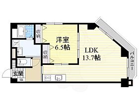 双輪建物第一コーポ  ｜ 大阪府大阪市住吉区山之内１丁目24番21号（賃貸マンション1LDK・2階・47.21㎡） その2