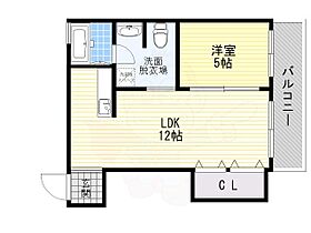 第二昭和ビル 308 ｜ 大阪府大阪市東住吉区山坂４丁目（賃貸マンション1LDK・3階・45.00㎡） その2