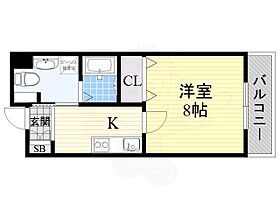 大阪府大阪市阿倍野区美章園１丁目9番20号（賃貸マンション1K・2階・26.01㎡） その2