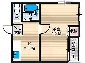 ロイヤルビル田辺 501 ｜ 大阪府大阪市東住吉区北田辺５丁目（賃貸マンション1K・5階・27.00㎡） その2