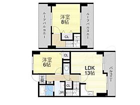 カワデンエミネンスハイツ  ｜ 大阪府大阪市住吉区遠里小野１丁目9番22号（賃貸マンション2LDK・8階・62.47㎡） その2