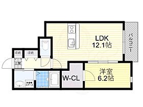 帝塚山レジデンス楓  ｜ 大阪府大阪市阿倍野区北畠１丁目（賃貸アパート1LDK・1階・47.24㎡） その2