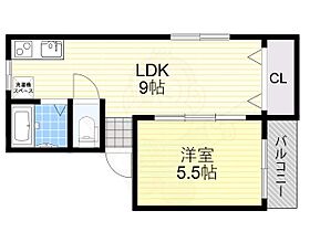 阿倍野阪南マンション  ｜ 大阪府大阪市阿倍野区阪南町４丁目（賃貸マンション1LDK・5階・35.00㎡） その2