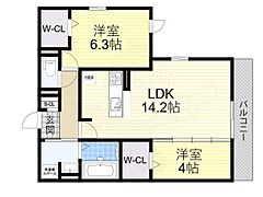 物件の間取り
