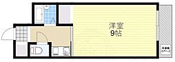 メゾン・ド・カー・ベー・セ 1Kの間取図画像