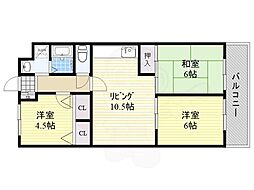 クレセントコート 2階/-