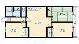 アメニティアベノ 3LDKの間取図画像