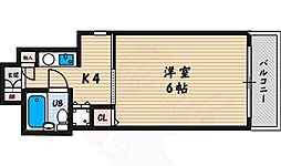 パラディ西田辺 4階