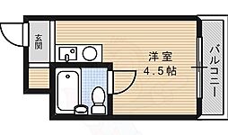 ベストレジデンスあびこ ワンルームの間取図画像