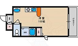 チコアドニス ワンルームの間取図画像