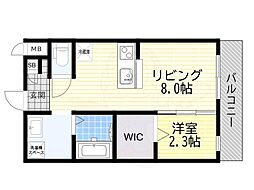 リアコート北田辺2 3階/-