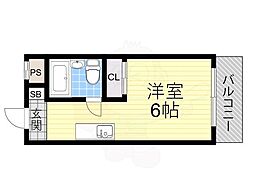 メゾン・ド・トレイユ ワンルームの間取図画像