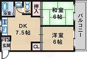 大阪府吹田市千里山西３丁目45番12号（賃貸マンション2DK・3階・40.00㎡） その2