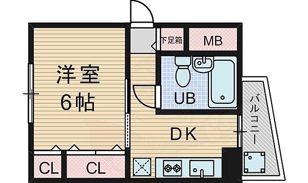 ヴィラ井崎 102｜大阪府吹田市春日３丁目(賃貸マンション1DK・1階・24.00㎡)の写真 その2