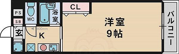 大阪府豊中市東寺内町(賃貸マンション1K・2階・23.50㎡)の写真 その2