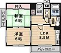 メロディーハイム豊中泉ケ丘2階6.5万円