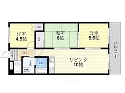 スカイハイツ緑地 3階/-