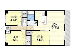 ヴェルデュール千里山西参番館  ｜ 大阪府吹田市千里山西２丁目12番6号（賃貸マンション3LDK・1階・63.44㎡） その2