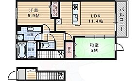 大阪府豊中市春日町２丁目16番10号（賃貸アパート2LDK・2階・59.18㎡） その2