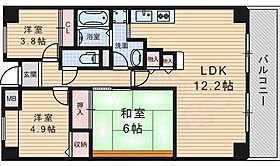 大阪府吹田市春日４丁目20番1号（賃貸マンション3LDK・6階・71.79㎡） その2