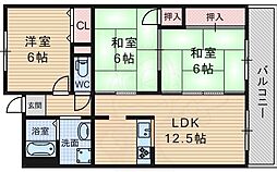 グリーンハイム千里南が丘 3階