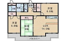 間取図画像 3LDK