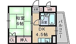 ヴィラ井崎 2階/202