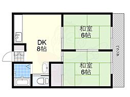 ハイツ上野台B棟 2階
