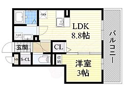 ヴィラコンフォート箕面 2階