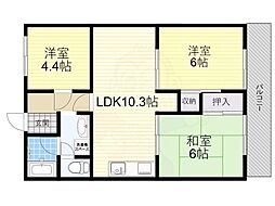 グリーンパレス千里中央B棟 2階