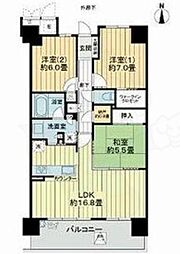 ライオンズ南千里佐竹台グランハートスカイヴィラ 3LDKの間取図画像