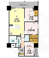 物件の間取り