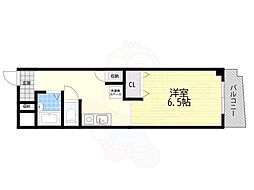 コーディアル緑地 1Kの間取図画像