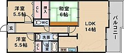 アコール隆豊 3LDKの間取図画像