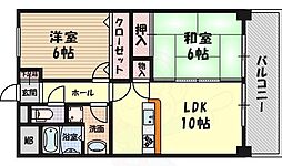 ラミティエ 2LDKの間取図画像